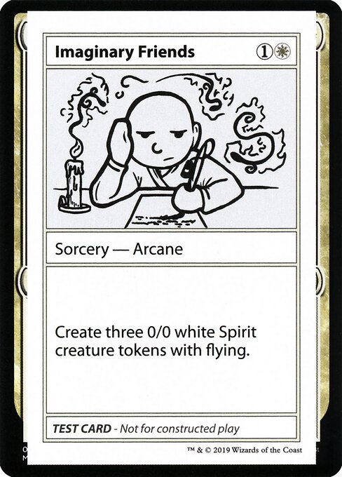 Imaginary Friends (Mystery Booster Playtest Cards 2021 #7)