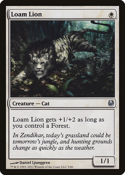 Loam Lion (Duel Decks: Ajani vs. Nicol Bolas #5)