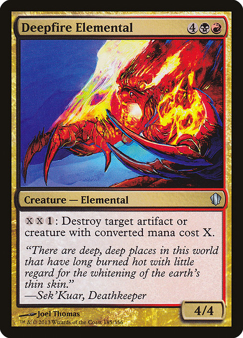 Deepfire Elemental (Commander 2013 #185)