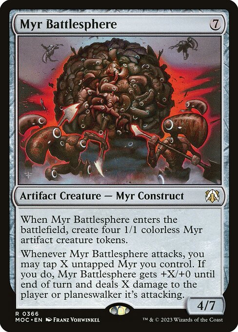 Myr Battlesphere (March of the Machine Commander #366)