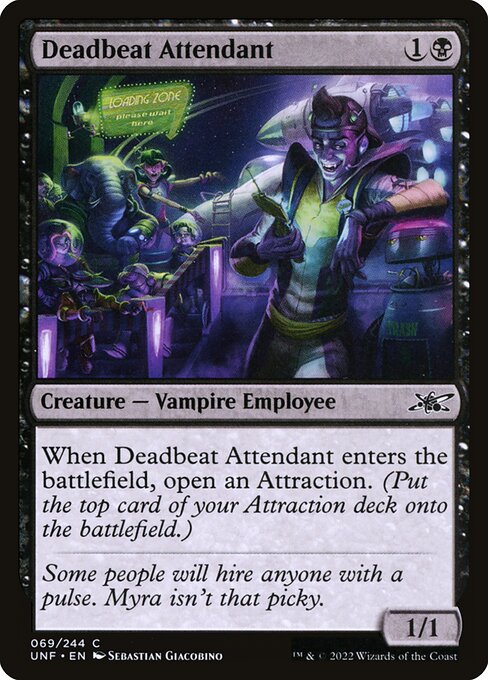 Deadbeat Attendant (Unfinity #69)