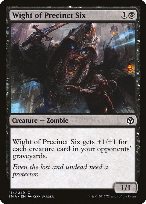 Wight of Precinct Six (Iconic Masters #114)