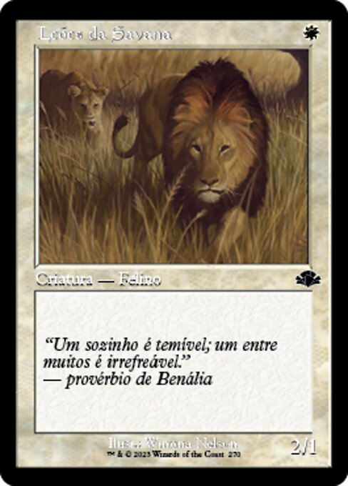 Savannah Lions (Dominaria Remastered #270)
