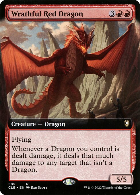 Dragon rouge furieux|Wrathful Red Dragon
