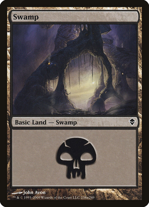Swamp (Zendikar #238a)