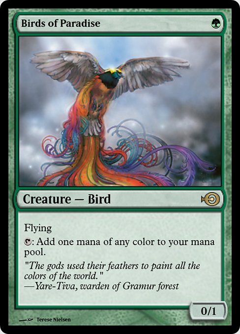 Birds of Paradise (Magic Online Promos #37598)