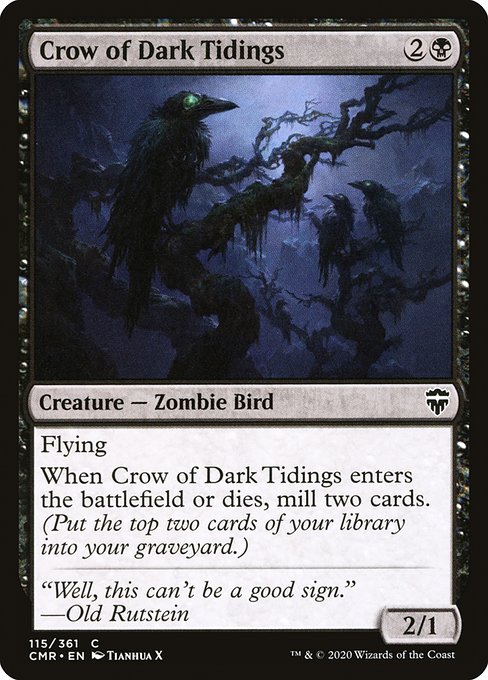 Crow of Dark Tidings (Commander Legends #115)