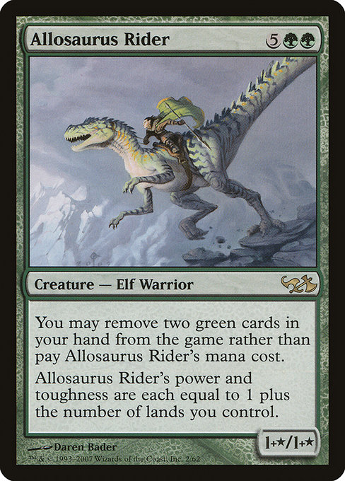 Allosaurus Rider (Duel Decks: Elves vs. Goblins #2)