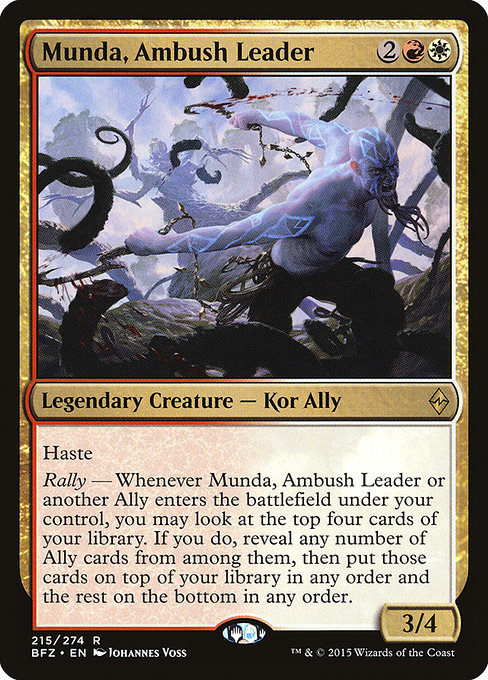 Munda, Ambush Leader (Battle for Zendikar #215)