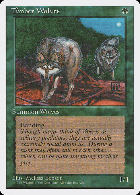 Timber Wolves (4ed) 275 Timber Wolves (4ed) 275