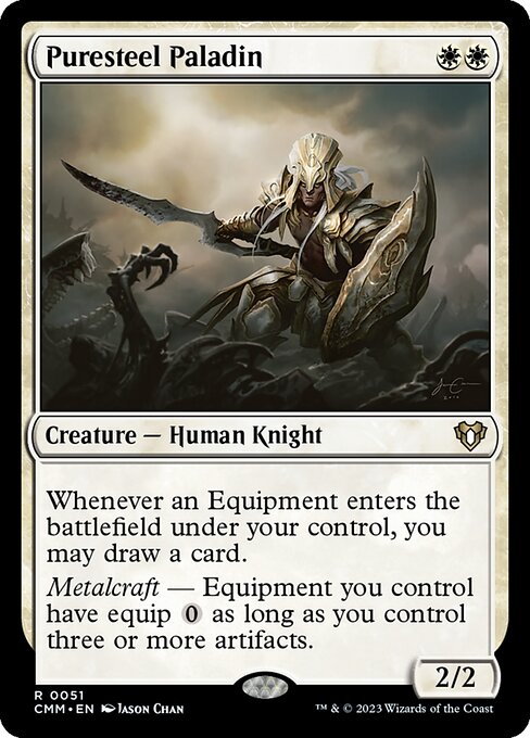 Puresteel Paladin (Commander Masters #51)