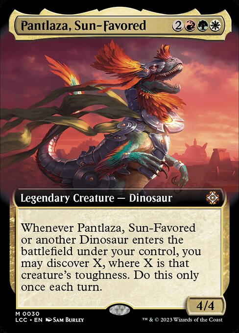 Pantlaza, Sun-Favored (The Lost Caverns of Ixalan Commander #30)