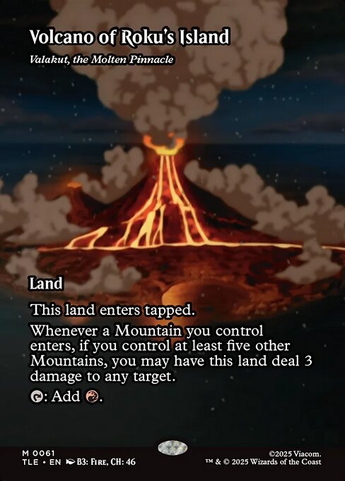 Valakut, the Molten Pinnacle magic the gathering card art