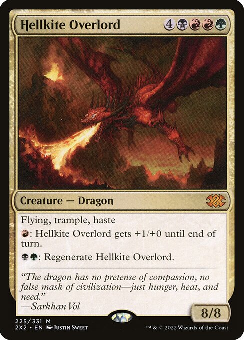 Hellkite Overlord (Double Masters 2022 #225)