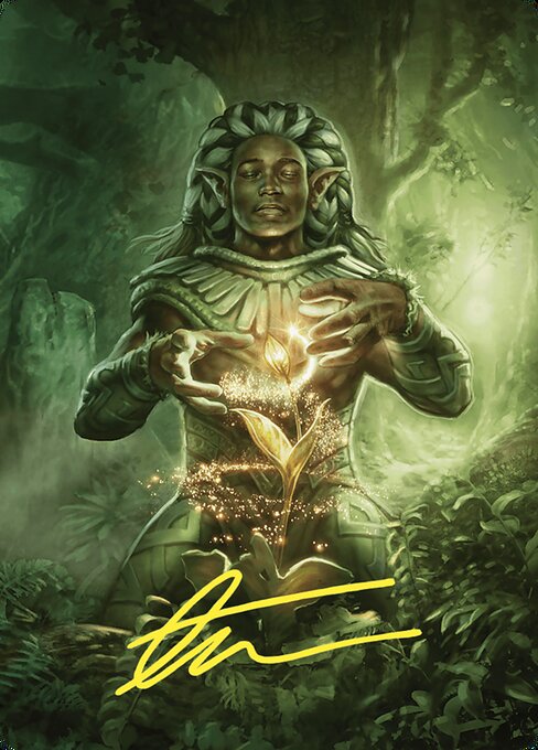 Elvish Mystic // Elvish Mystic (Commander Masters Art Series #41)