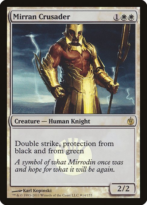 Mirran Crusader card image