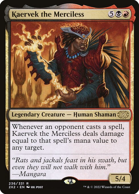 Kaervek the Merciless (Double Masters 2022 #236)