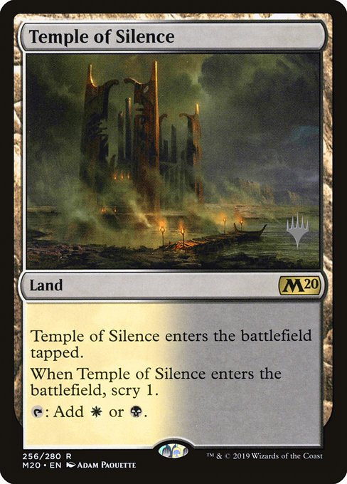 Temple of Silence (Core Set 2020 Promos #256p)