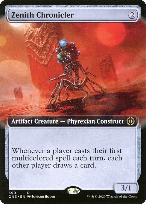 Zenith Chronicler – Extended Art (Foil Phyrexia: All Will Be One)
