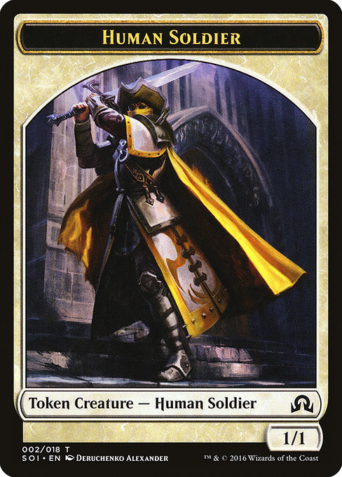 Human Soldier (Shadows over Innistrad Tokens #2)