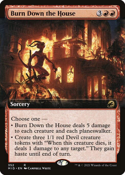 Burn Down the House (Innistrad: Midnight Hunt #352)