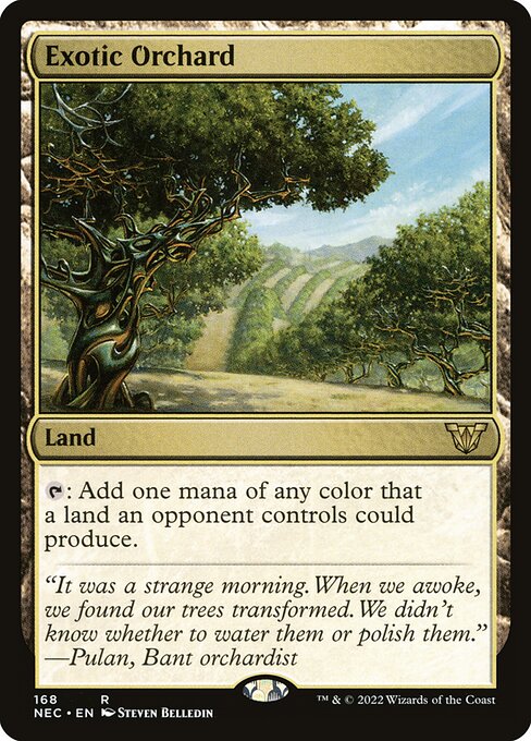Exotic Orchard (Neon Dynasty Commander #168)