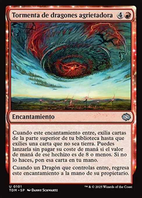 Tormenta de dragones agrietadora