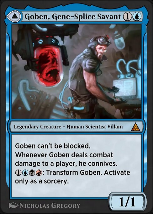 Norman Osborn // Green Goblin magic the gathering card art