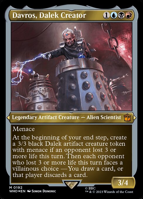 Davros, Dalek Creator card image