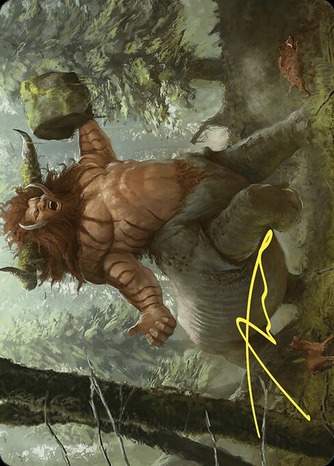 Stonehoof Chieftain // Stonehoof Chieftain (Commander Masters Art Series #26)