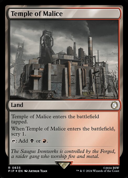 Temple of Malice (Fallout #835)