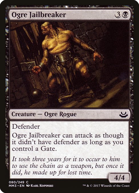 Ogre Jailbreaker (Modern Masters 2017 #80)