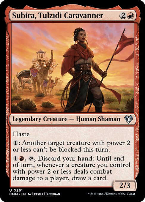 Subira, Tulzidi Caravanner (Commander Masters #261)