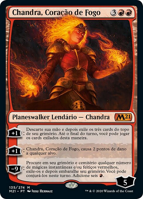 Chandra, Heart of Fire (Core Set 2021 #135)