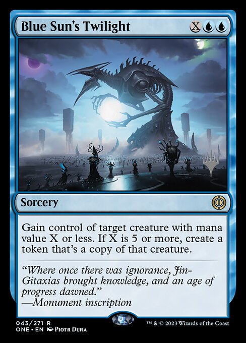 Blue Sun's Twilight (Promo Pack: Phyrexia: All Will Be One)