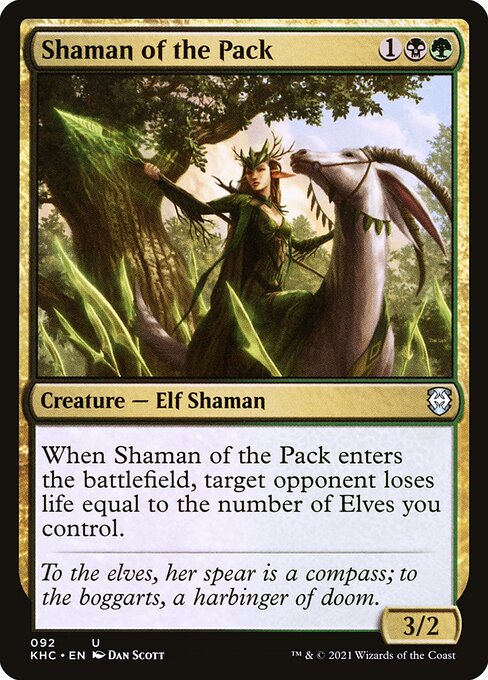 Shaman of the Pack (Kaldheim Commander #92)