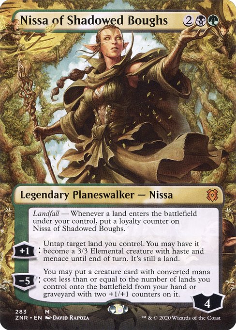 Nissa of Shadowed Boughs (Zendikar Rising #283)