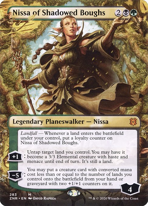 Nissa of Shadowed Boughs (znr) 283