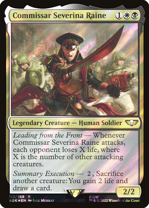 Commissar Severina Raine (Warhammer 40,000 Commander #112★)