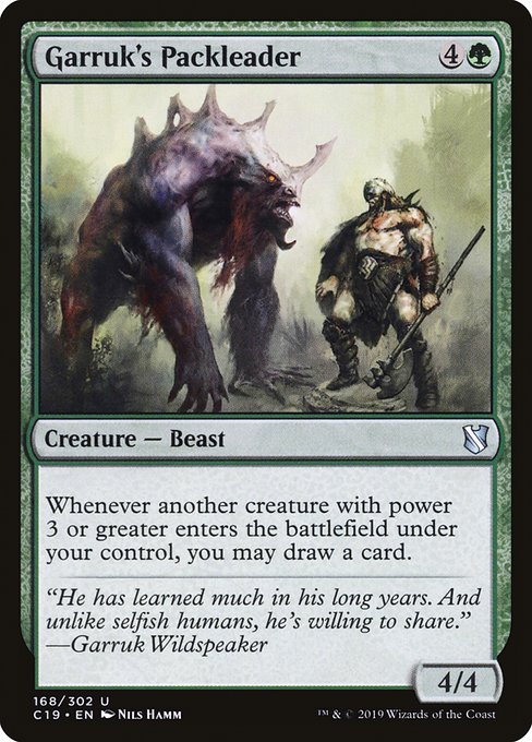 Garruk's Packleader (c19) 168