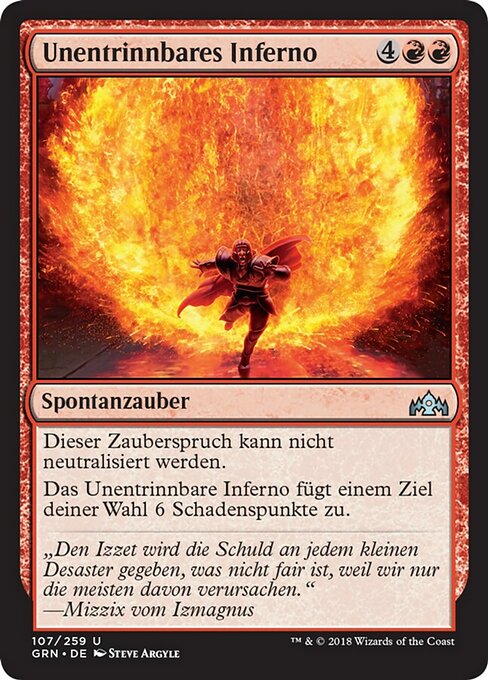 Inescapable Blaze (Guilds of Ravnica #107)