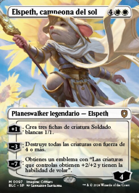 Elspeth, campeona del sol