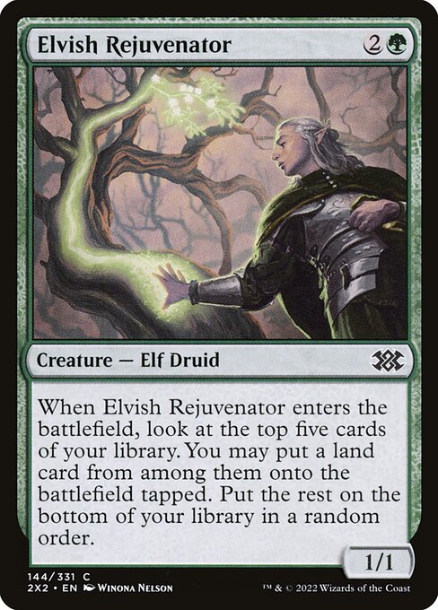 Elvish Rejuvenator (Double Masters 2022 #144)