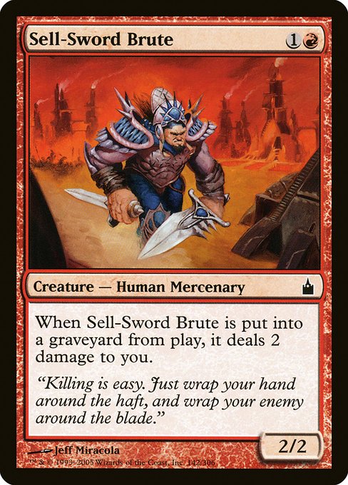 Sell-Sword Brute card image