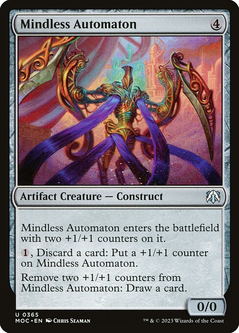 Mindless Automaton (March of the Machine Commander #365)