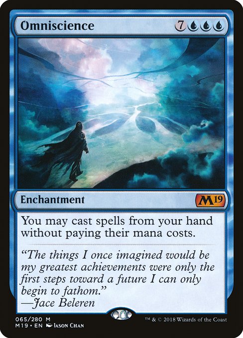 Omniscience (Core Set 2019 #65)