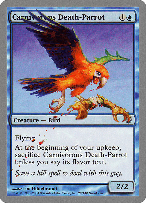 Carnivorous Death-Parrot (UNH)