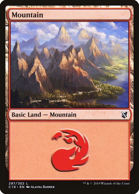 Mountain (Commander 2019 #297)