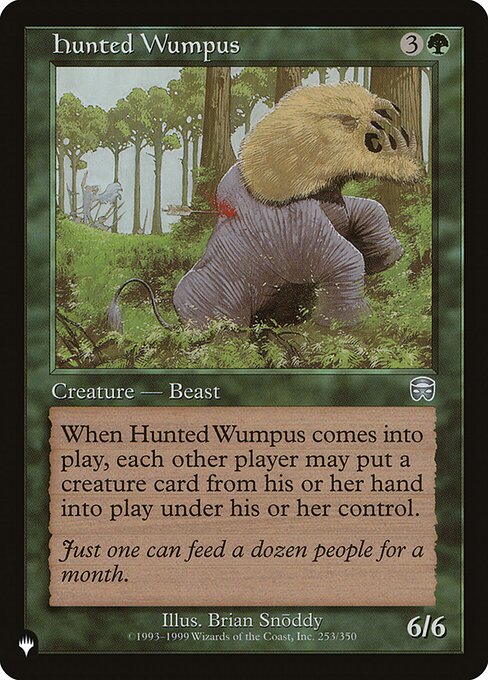 Hunted Wumpus (The List)