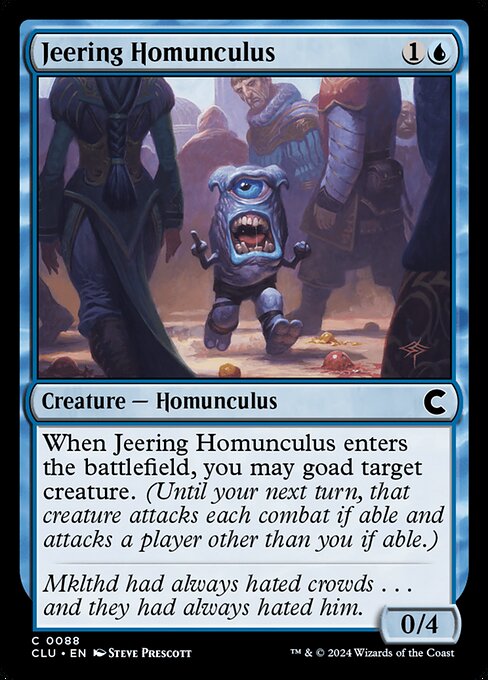 Jeering Homunculus (Ravnica: Clue Edition #88)